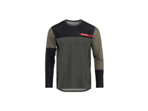 Dres s dlouhým rukávem HORSEFEATHERS Quantum Chimera/Walnut