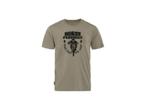 Funkční triko HORSEFEATHERS Full Send Taupe