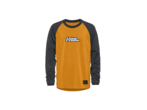 Dětský dres s dlouhým rukávem HORSEFEATHERS Spike Youth Sunflower/Indigo