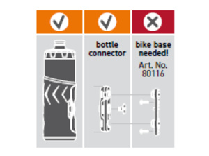 Láhev SKS Fidlock Bottle 590Ml Single Without Bikebase