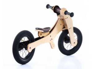 Odrážedlo/tříkolka TRYBIKE 4v1 12" Wood Brown
