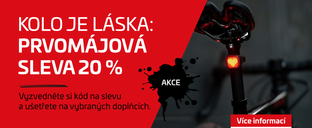 Kolo je láska. Využijte prvomájovou slevu 20 % na tyto oblíbené produkty