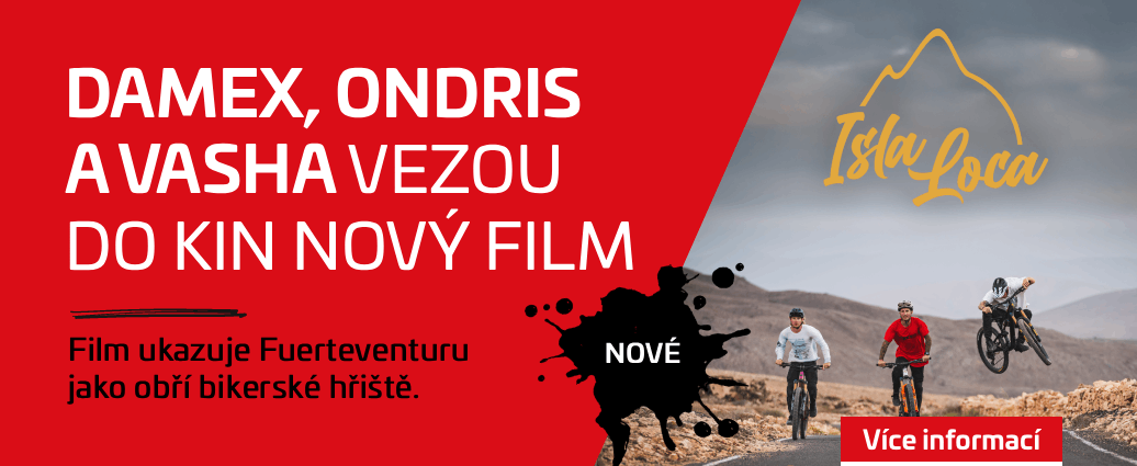 Tři blázni na bláznivém ostrově aneb Isla Loca! Bikeři Siriški, Šenk a Kolář vezou do kin nový film