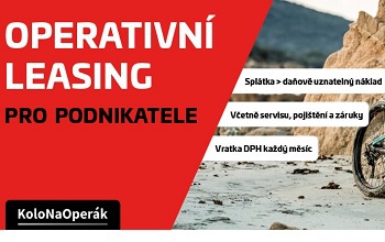 Operativní leasing jízdních kol a elektrokol