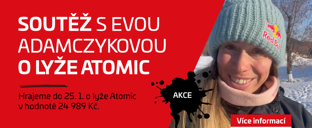 Soutěžte s Evou Adamczykovou o lyže Atomic v hodnotě 24 989 Kč a další ceny
