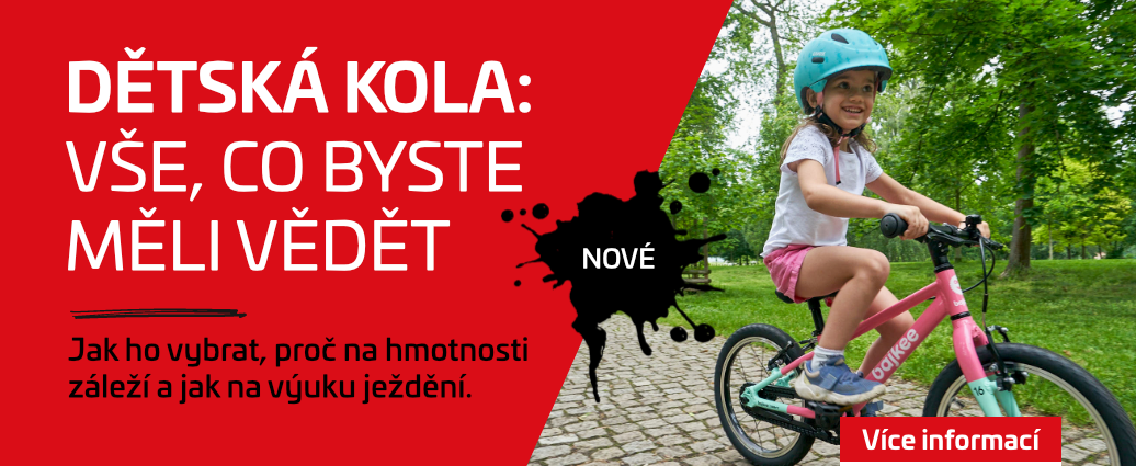 Vše, co jste chtěli vědět o dětském kole: Jak ho vybrat, proč na hmotnosti záleží a jak se na něm naučit