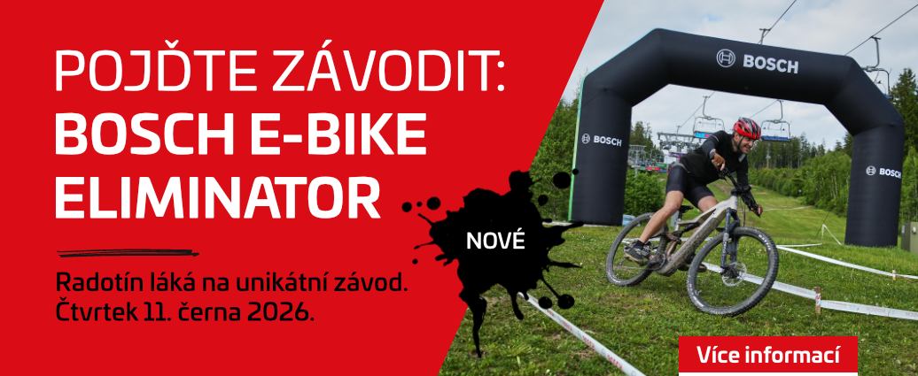 Bosch e-Bike Eliminator: Unikátní závod v Radotíně už tento čtvrtek