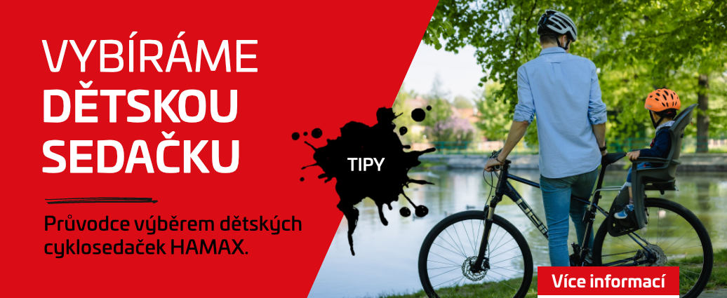 Průvodce výběrem dětských sedaček na kolo HAMAX. Kterou cyklosedačku vybrat?