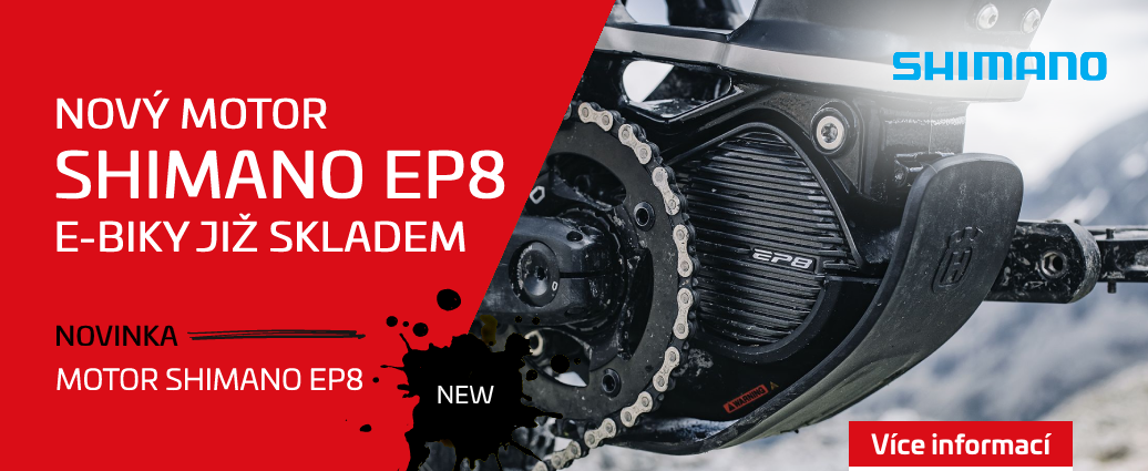 První e-biky s novým motorem Shimano EP8 skladem už teď pouze u nás