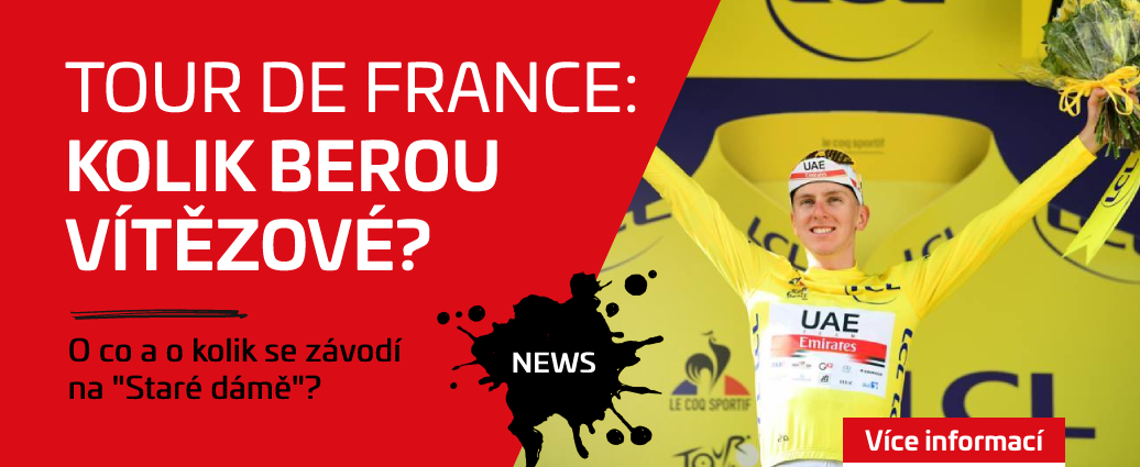 Peníze a prestiž na Tour de France. O co se závodí a kolik berou vítězové?
