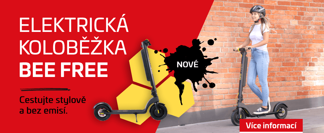 Elektrická koloběžka Bee Free: Cestujte rychle, stylově a bez emisí