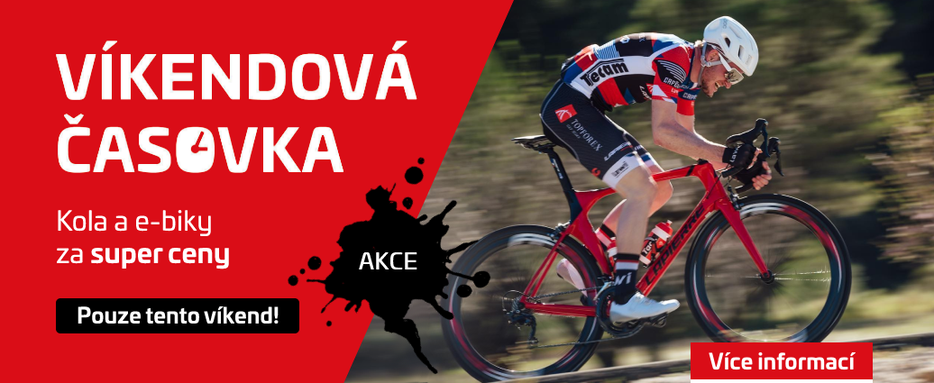 Víkendová časovka: Speciální slevy na kola a e-biky jen do neděle