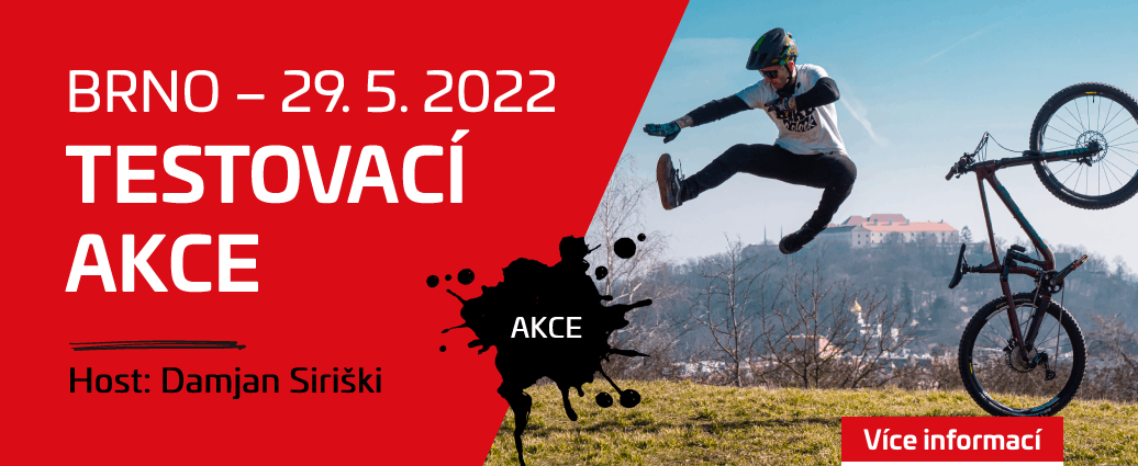 Testovací akce Brno: Exhibice Damjana Siriškiho a testovačka nových kol