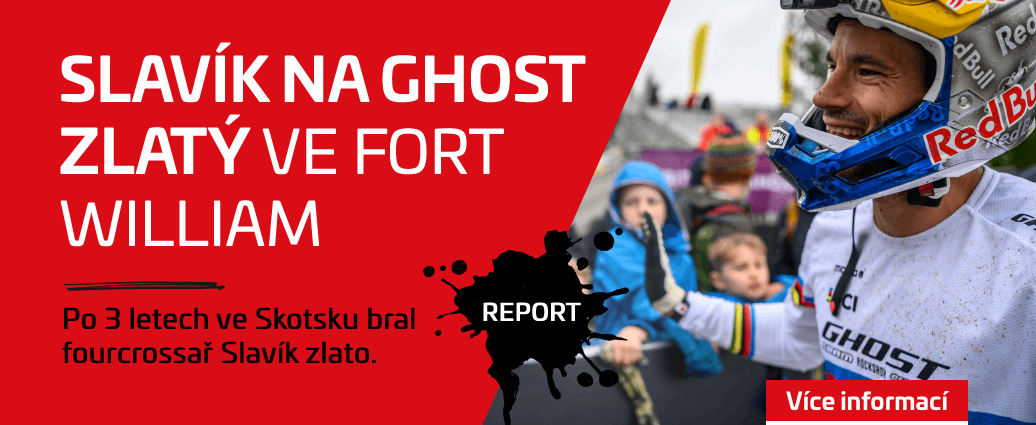 Fourcrossař Slavík na Ghost: Po 3 letech ve Fort William a hned zlato
