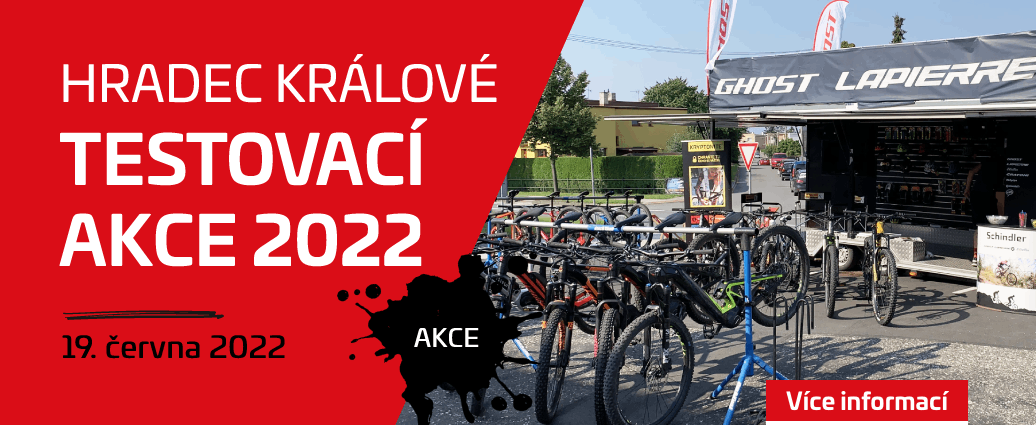 Testovací akce v Hradci Králové už tuto neděli. Přijďte vyzkoušet nová kola a e-biky