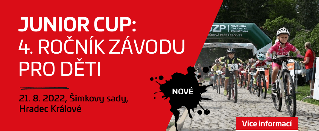 Junior cup: 4. ročník dětského závodu startuje 21. 8. 2022 v Hradci Králové
