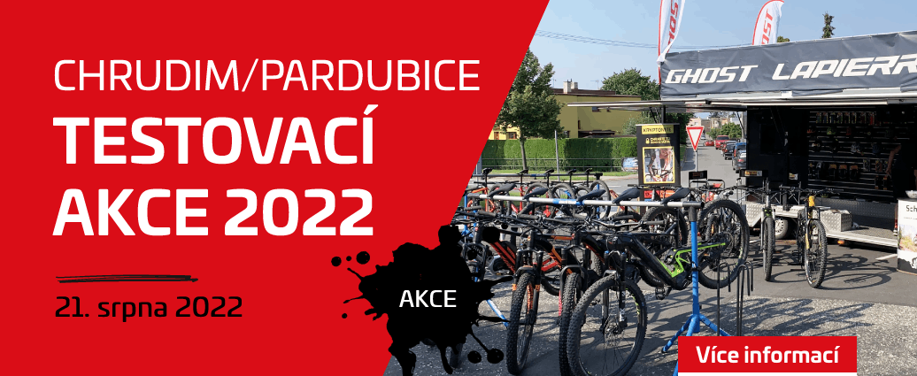 Testovací akce v Chrudimi už tuto neděli. Přijďte vyzkoušet nová kola a e-biky