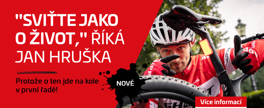 "Sviťte jako o život!" říká pro kampaň Zapnisvětlo.cz Jan Hruška, bývalý profi cyklista