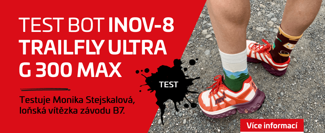 TEST: Boty INOV-8 Trailfly Ultra G 300 Max podle Moniky Stejskalové, vítězky Beskydské sedmičky