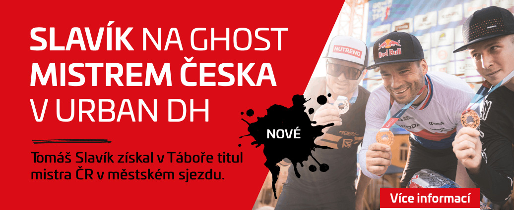Tomáš Slavík na Ghost je mistrem ČR v městském sjezdu