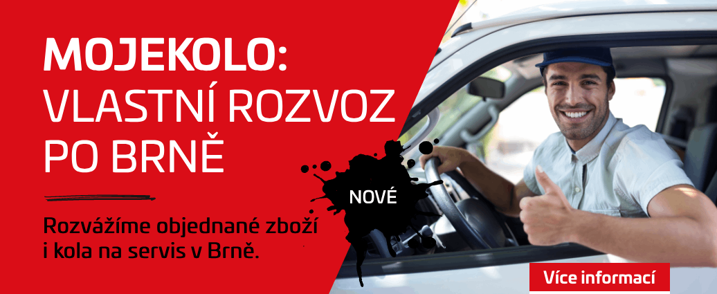 Mojekolo rozvoz Brno: Doručování objednávek a svoz kol na servis