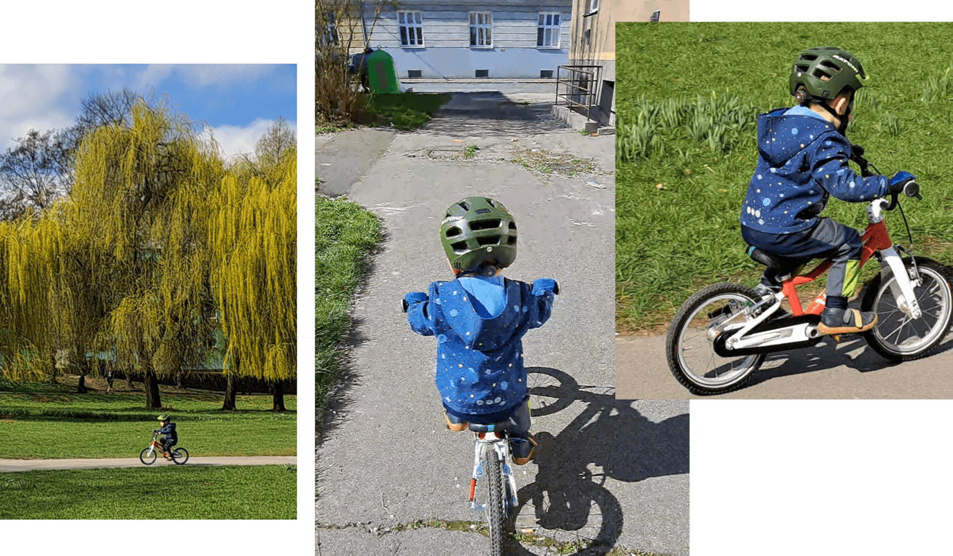 Dítě na kole